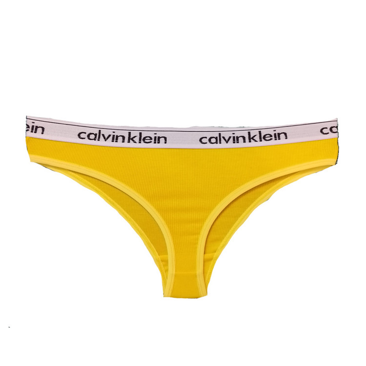 شورت زنانه calvinklein کبریتی سایز L طرح لامبادا زرد
