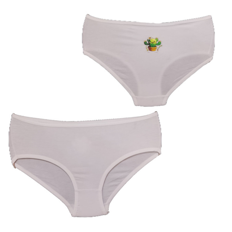 شورت زنانه پشت طرحدار استیکری سایز XL سفید
